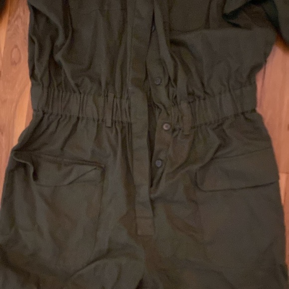 NWT Boohoo Women’s Green Top Gun Pilot Costume Size 8 - Picture 3 of 8